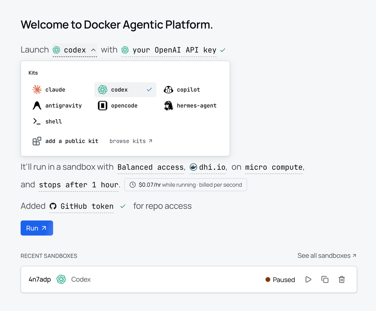 Getting Started with Docker Cloud Sandboxes