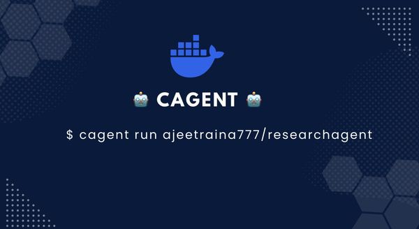 Docker cagent: A Command Line Tool For Running AI Agents