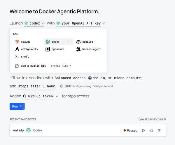 Getting Started with Docker Cloud Sandboxes