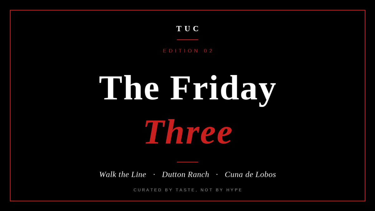 The Friday Three: Edition 02