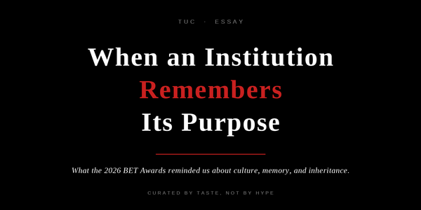 When an Institution Remembers Its Purpose