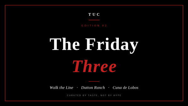 The Friday Three: Edition 02