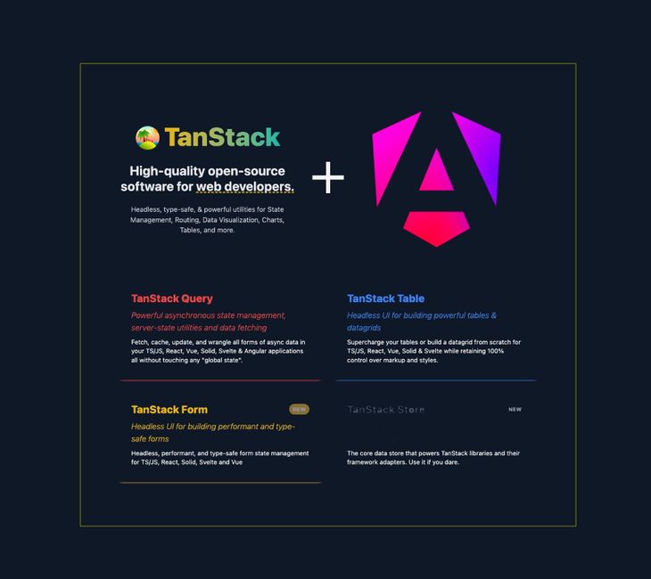 TanStack is rapidly merging  with Angular ecosystem!