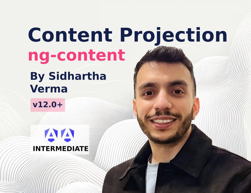 Content projection using ng-content