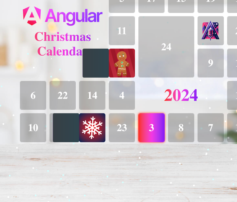 Day 3/24 Angular Christmas Calendar