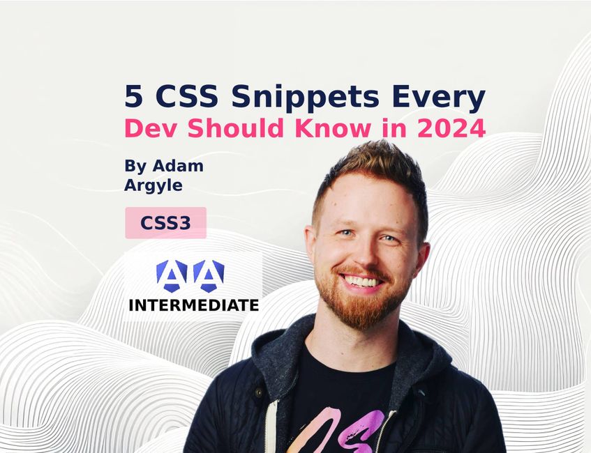 5 CSS snippets every front-end developer should know in 2024