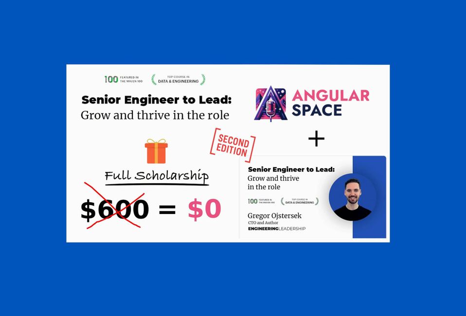 Senior Engineer to Lead - Full Scholarship 1x Giveaway 2nd Edition