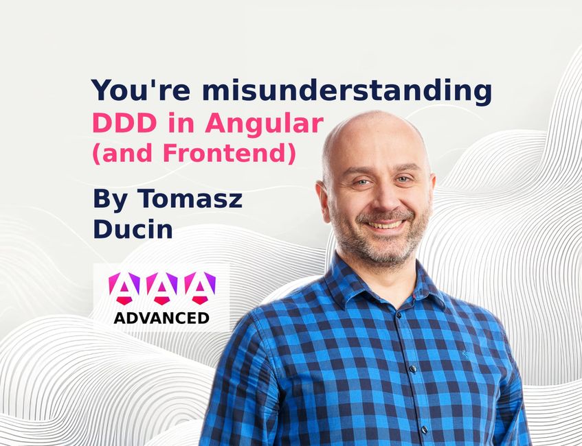 You're misunderstanding DDD in Angular (and Frontend)