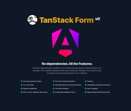 Image of: TanStack Form + Angular - First Look!