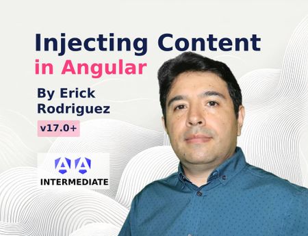 Image of: Injecting content programmatically in Angular