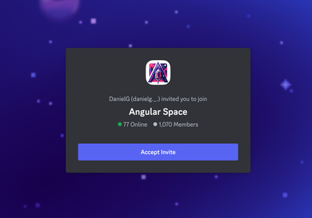 Image of: Exclusive Angular Discord Community Invite