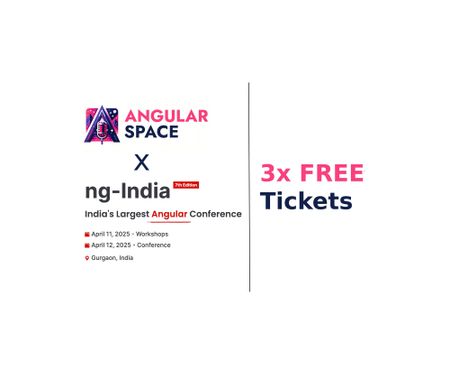 Image of: ng-India Conf tickets 3x Giveaway!