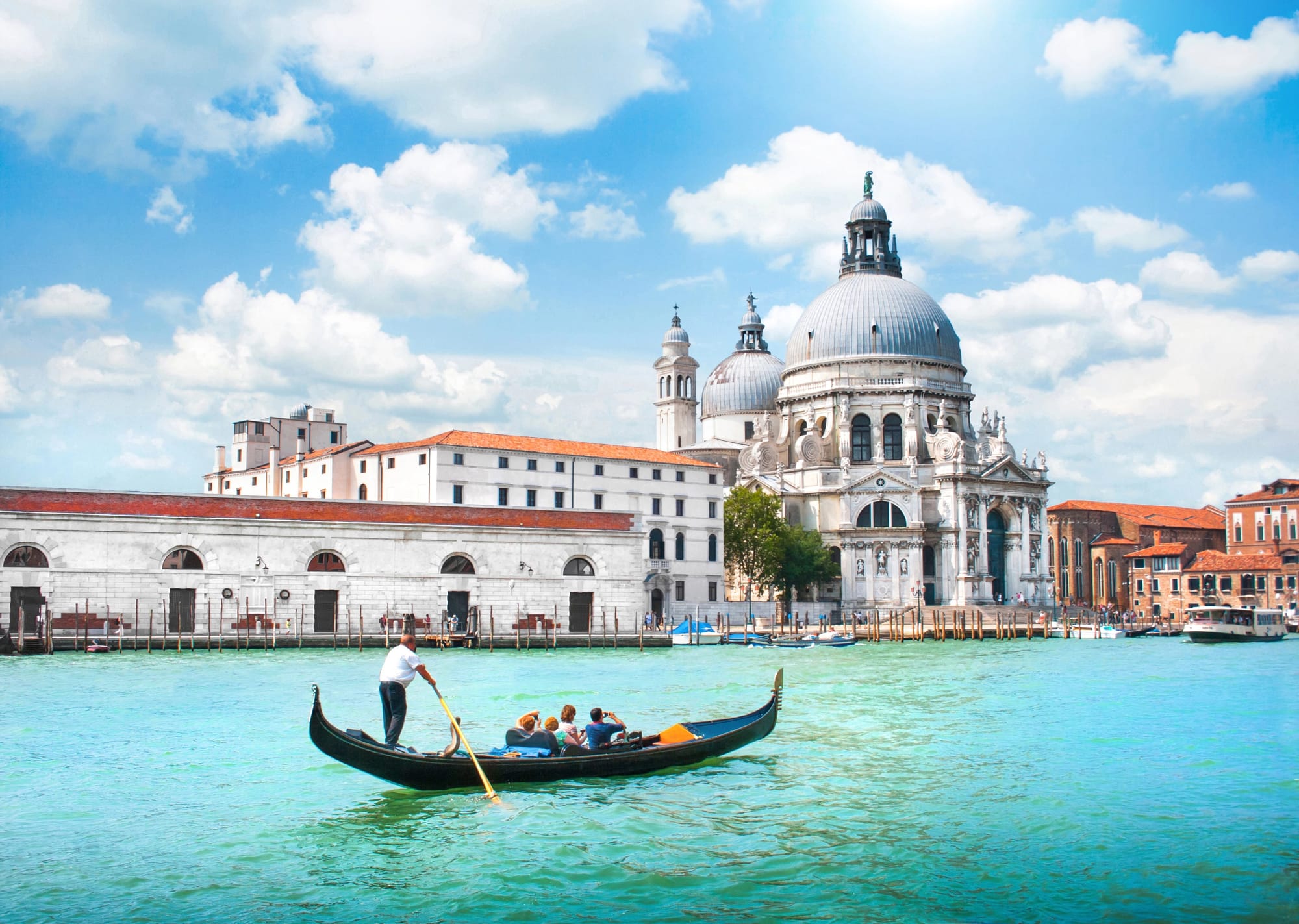 Basilica di Santa Maria della Salute As Seen From The Grand Canal