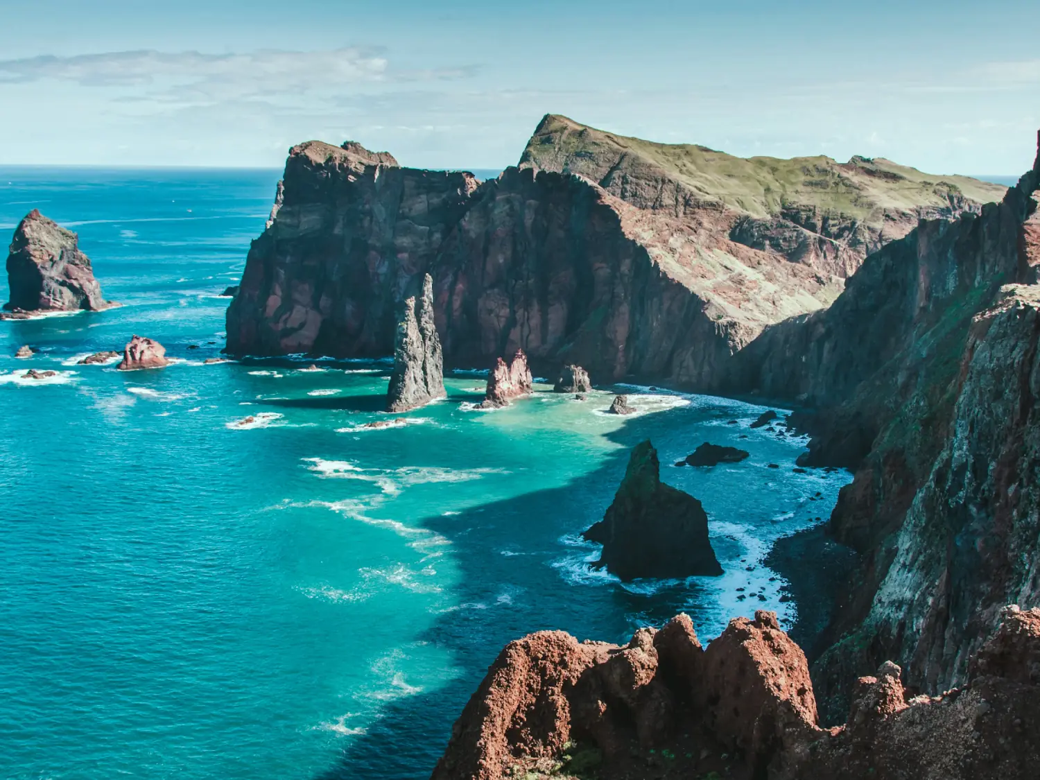 Ponta de Sao Lourenco in Madeira, Portugal.