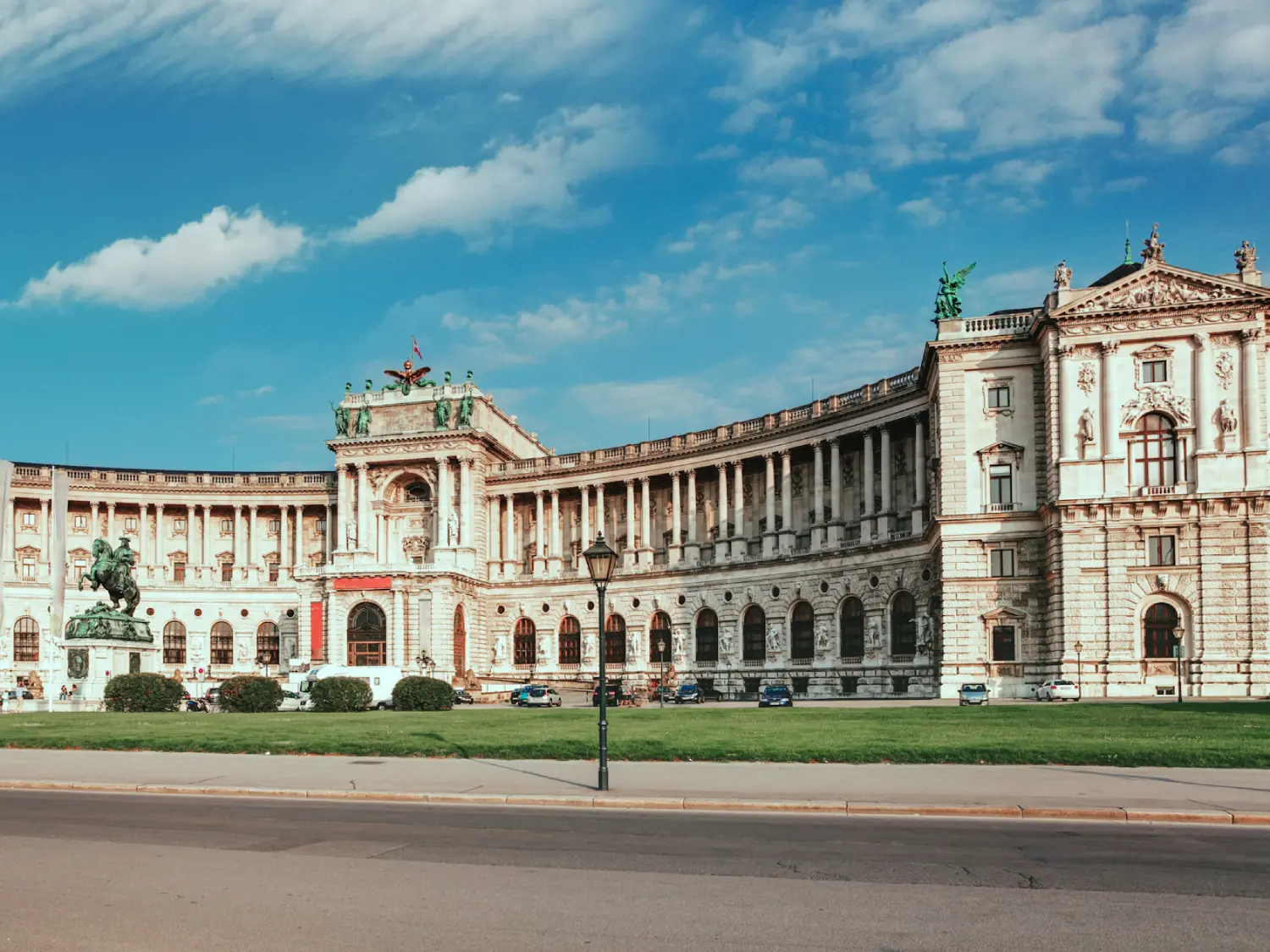 Hofburg Palace in Vienna, Austria.