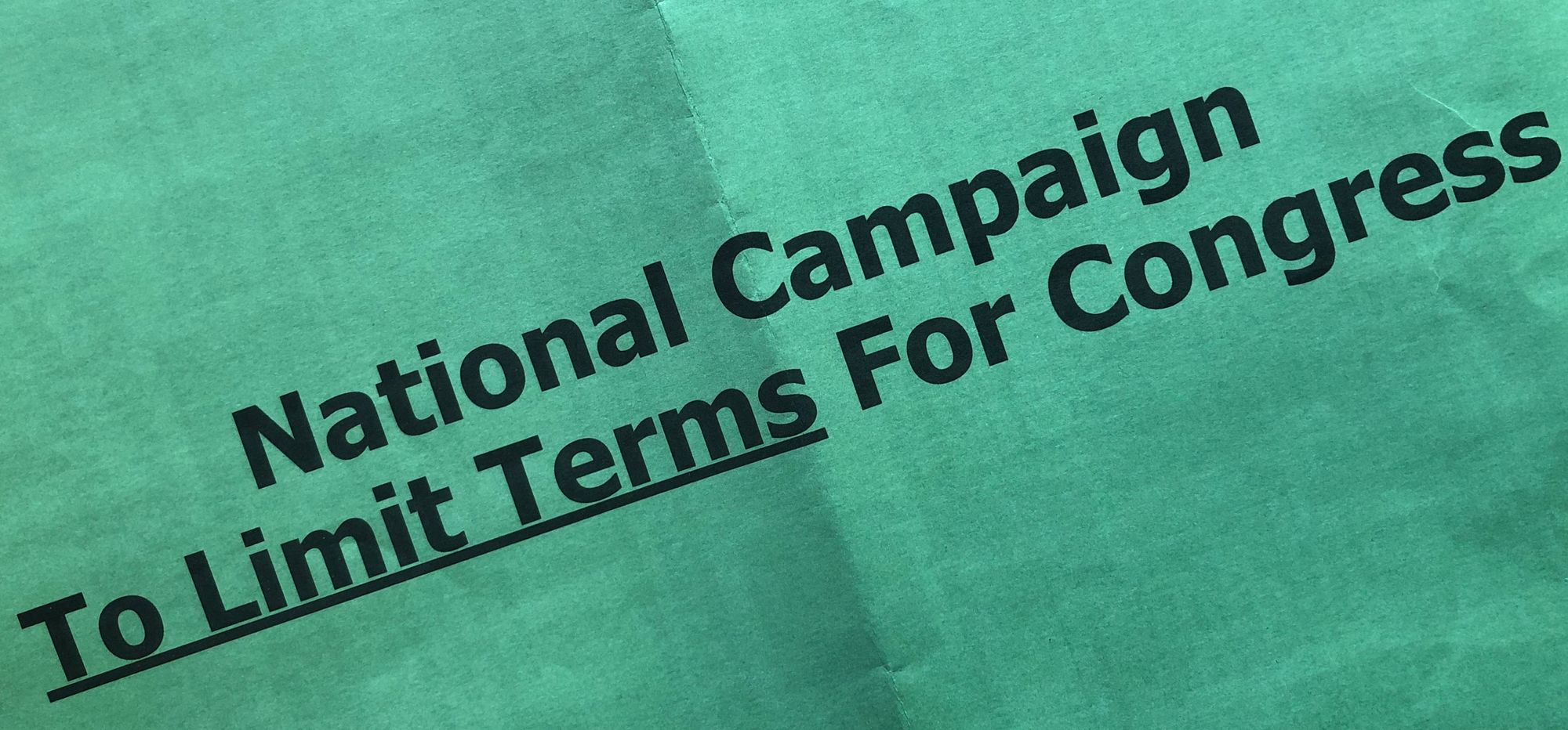 National Campaign To Limit Terms For Congress