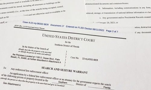 The FBI's Mar-a-Lago warrant: One classified file meant an entire box could be seized. AP