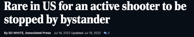 "No correction was necessary," the AP reporter responded. AP