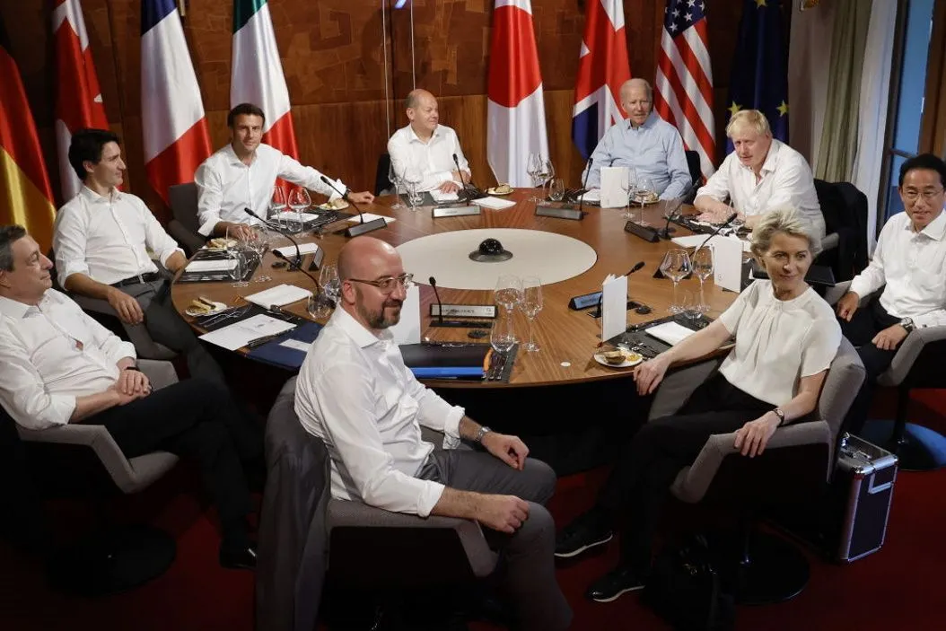 G7 Summit held at Elmau Castle, southern Germany on June 26, 202
