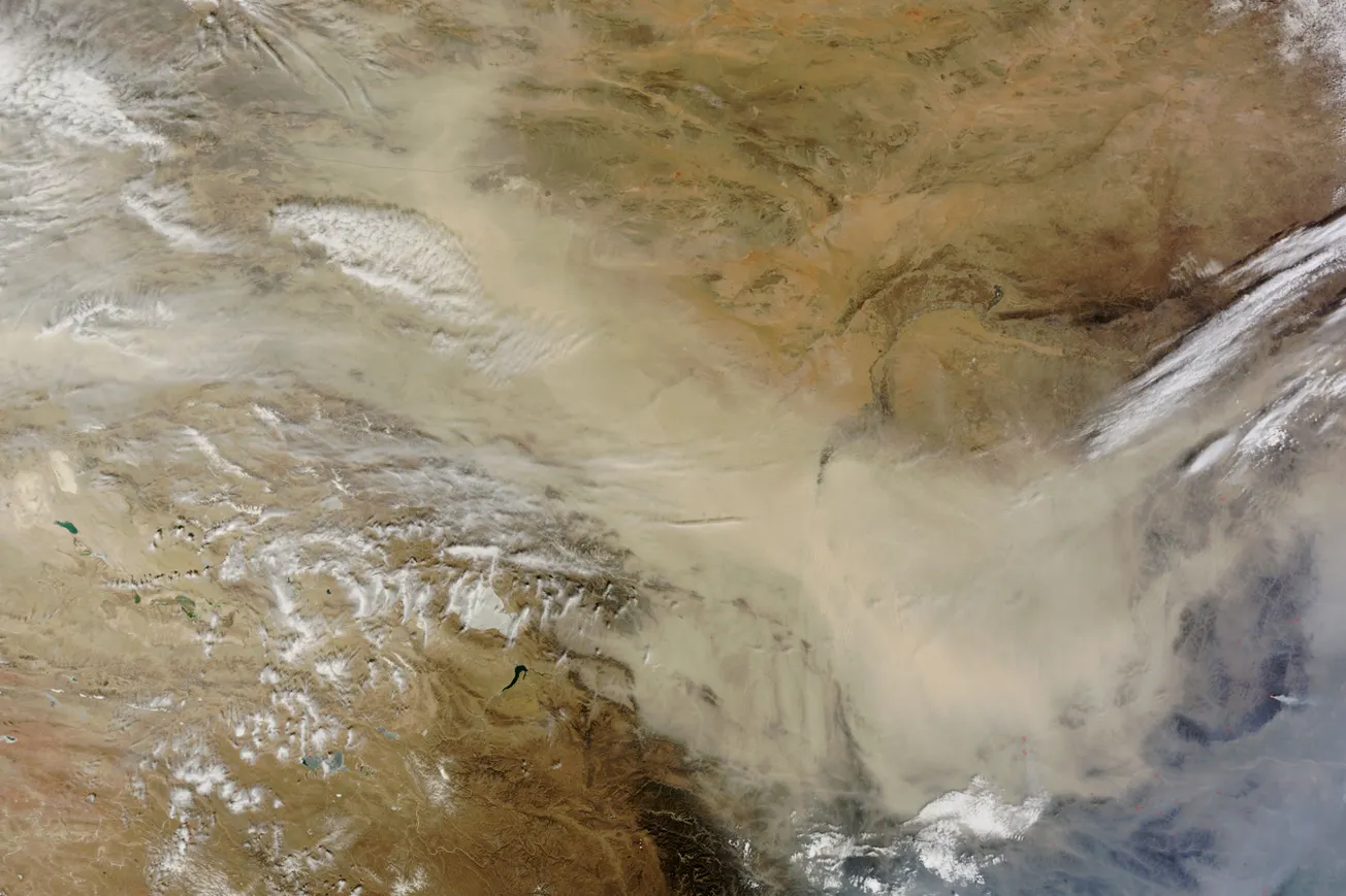 China’s Sandstorm Problems Spread: Infographics