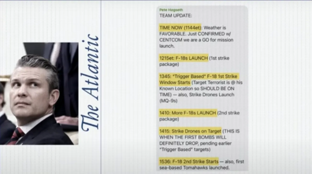 Atlantic Publishes Signal Chat ‘War Plans’ After Trump Administration Denied Their Existence