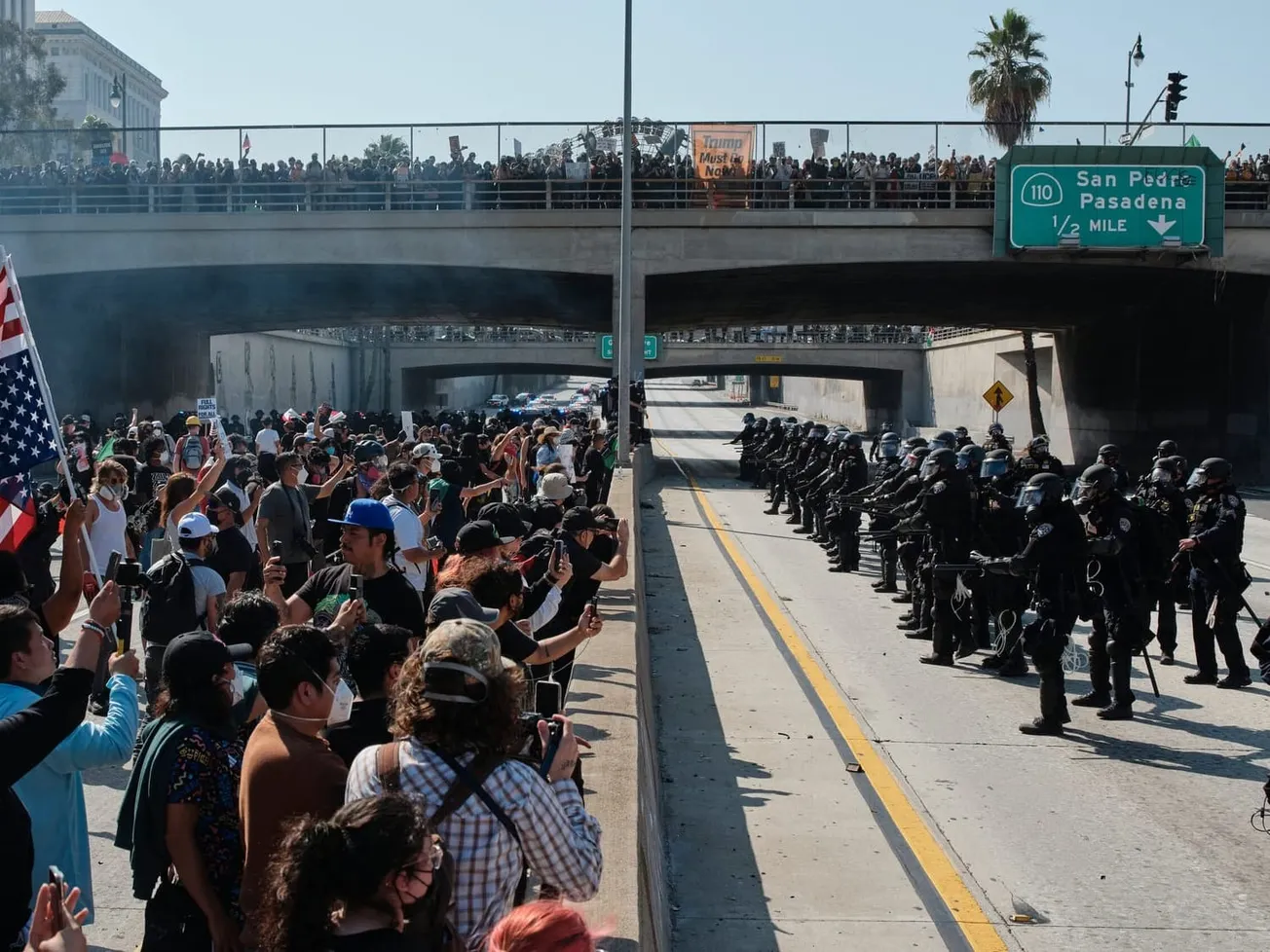 FBI Is On Hunt Of LA Protester Accused Of Assaulting Federal Officers