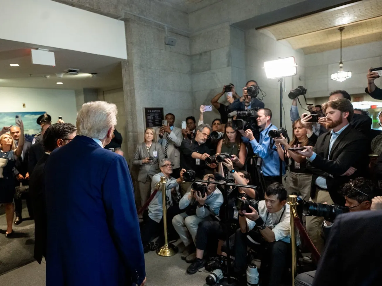 Trump Claims "Bullseye" On Iran Nuclear Sites, Floats Regime Change