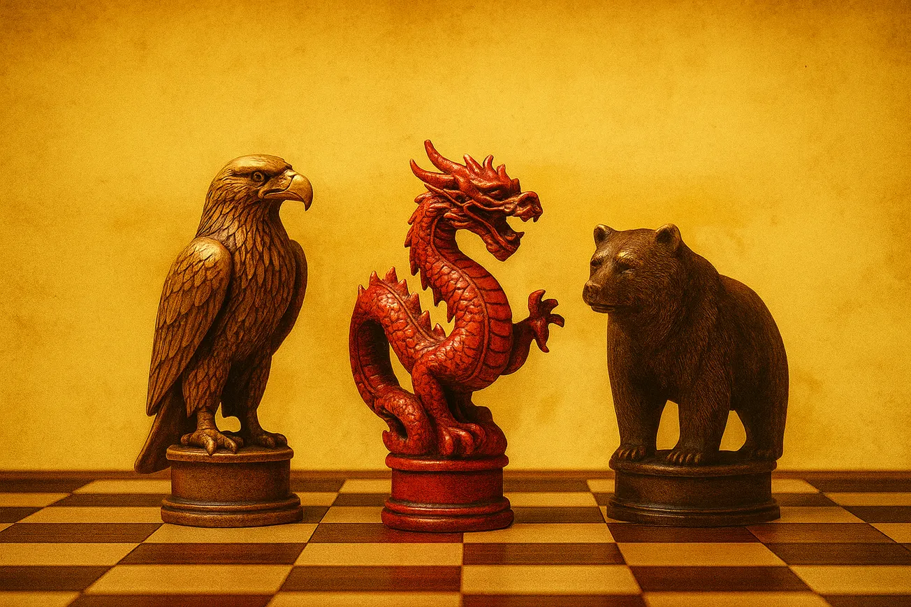 Bear, Dragon, Eagle