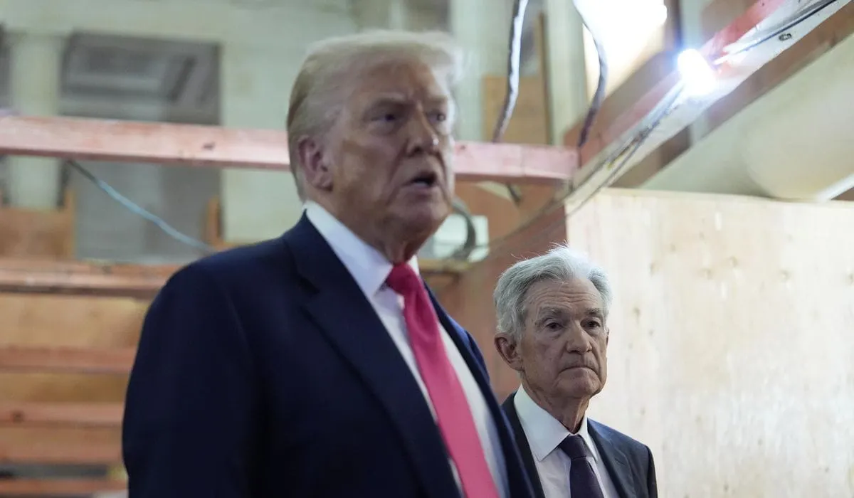 Trump Signals Possible Firing Of Powell Amid Fed Building Dispute
