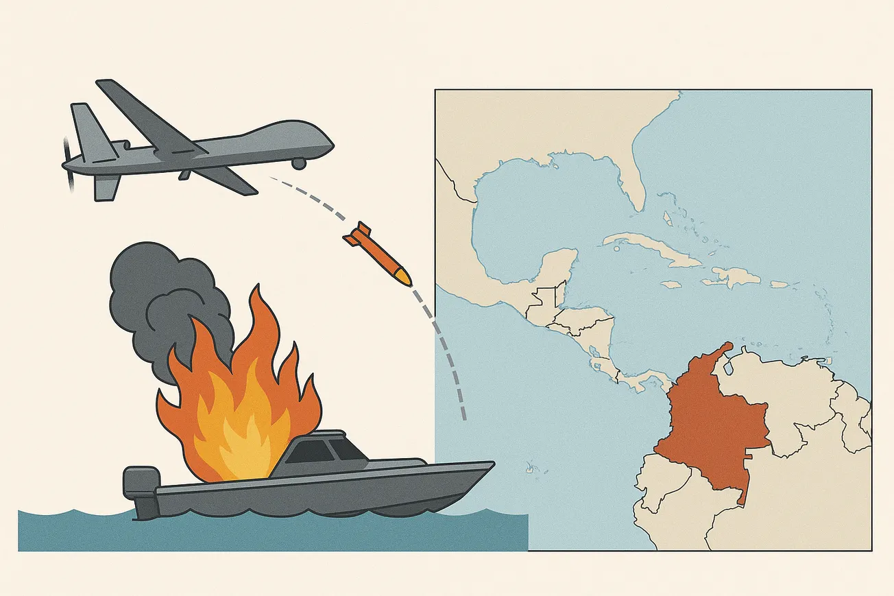 U.S. Military Strikes Alleged Drug Boat From Venezuela - Infographics