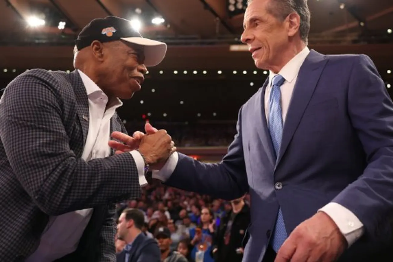 Eric Adams Backs Andrew Cuomo In New York Mayor Race
