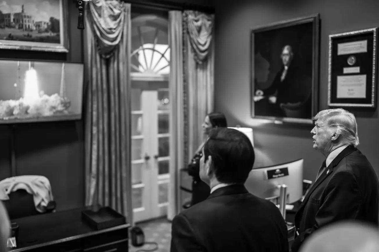 Trump Teases UFO File Release While Celebrating Artemis Moon Mission