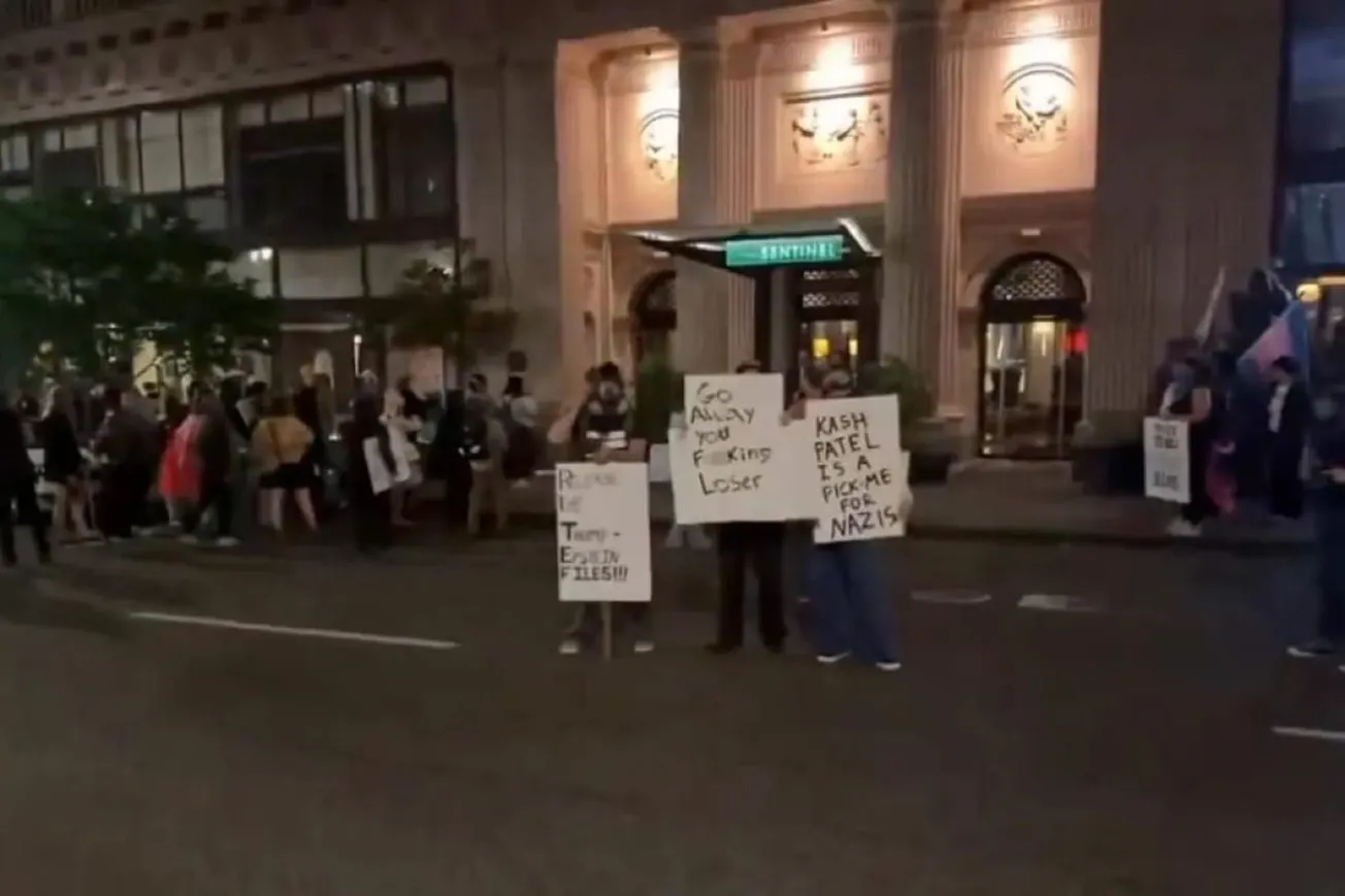 Agitators Track Kash Patel To Portland Funeral, Descend On Hotel