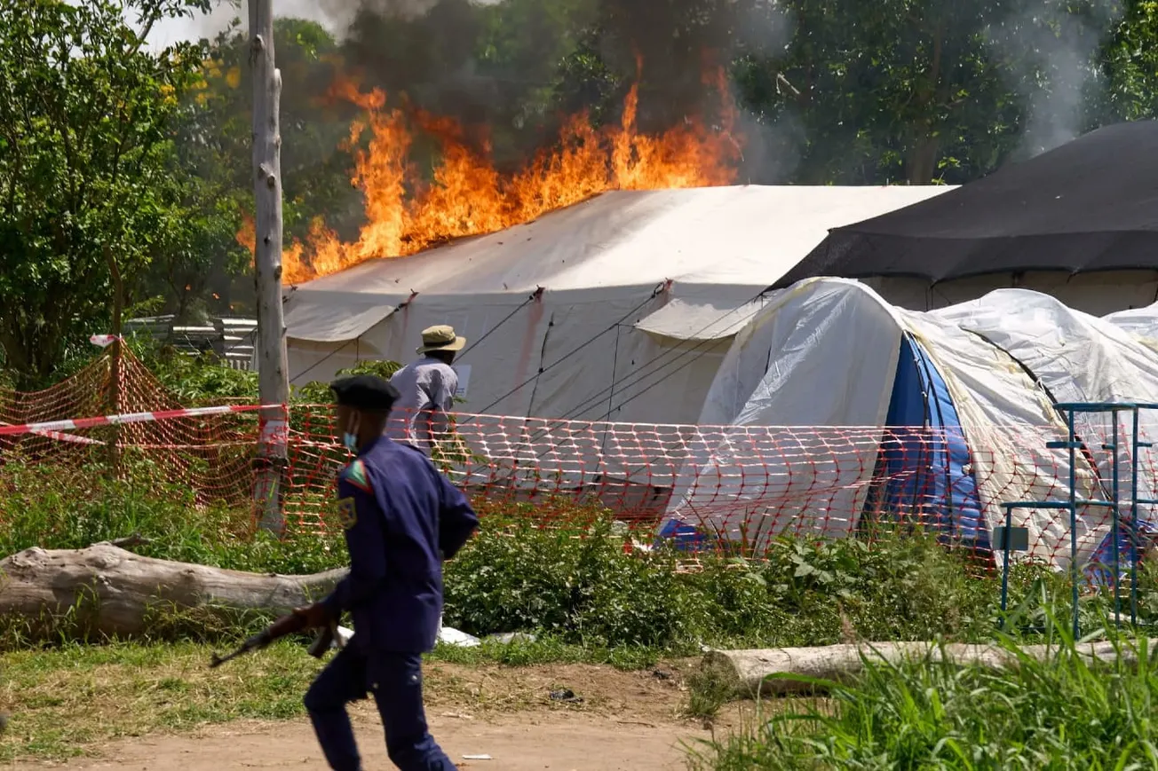 Ebola Center Set Ablaze Amid Rising Tensions In Congo