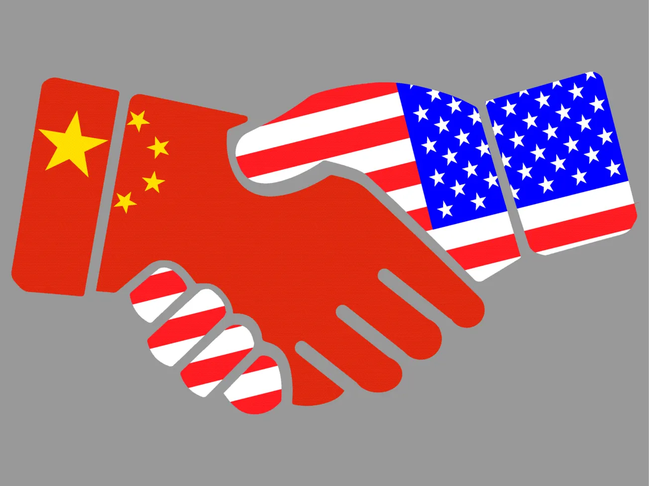 The Handshake In Beijing