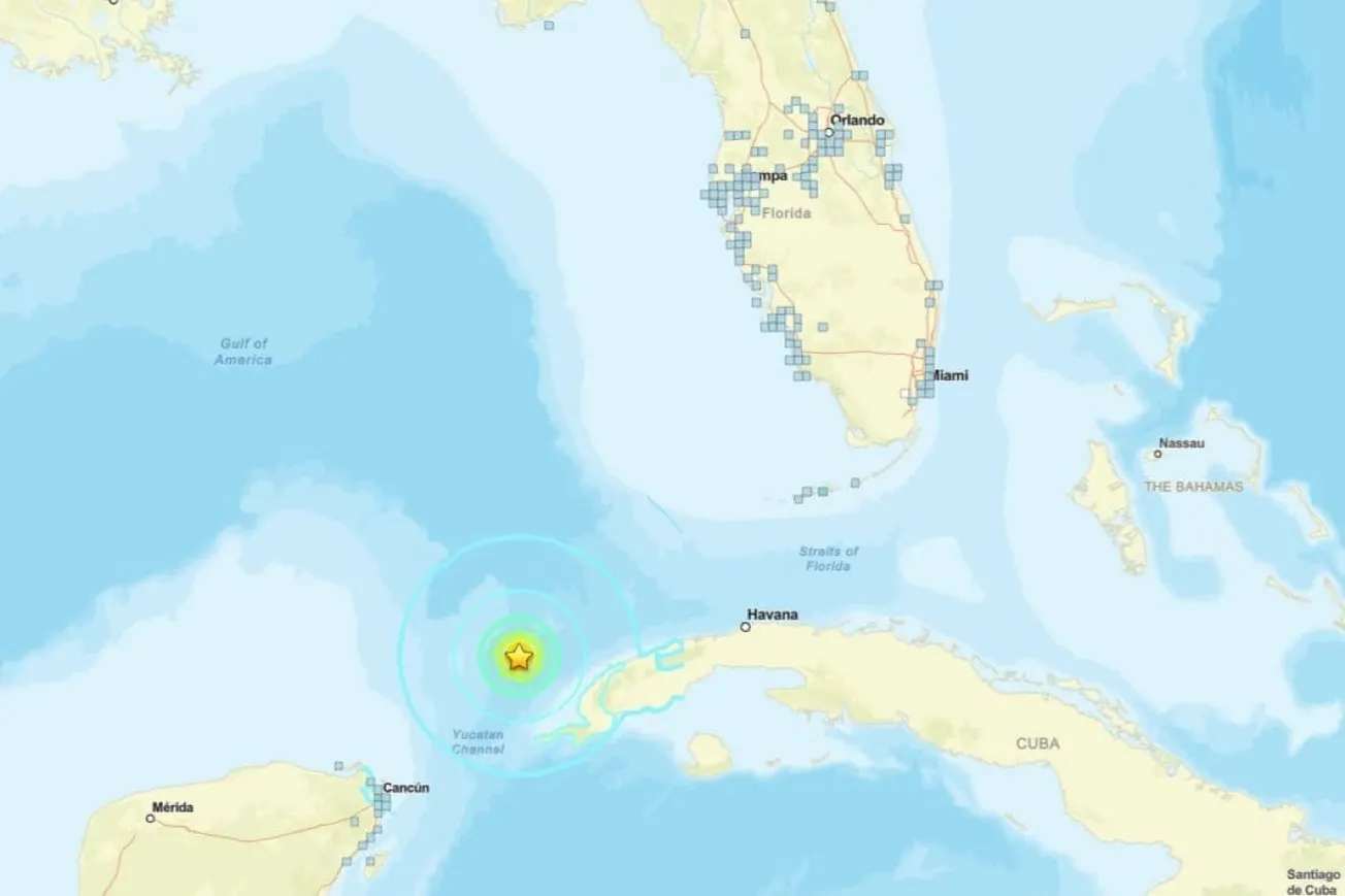 Magnitude 6.1 Quake Near Cuba Felt in Florida Cities