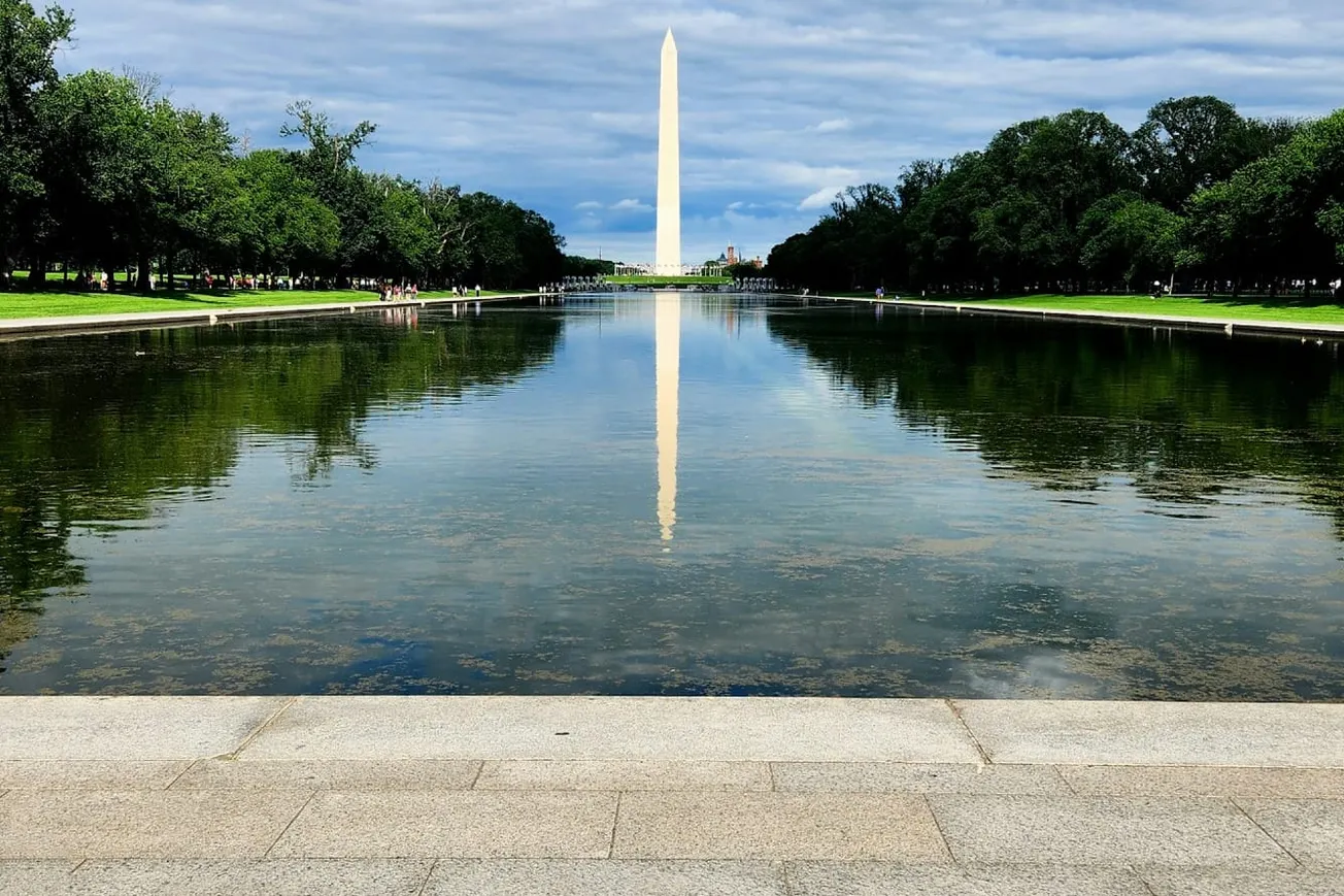 Trump Vows Reflecting Pool Will Reopen Soon After Repairs