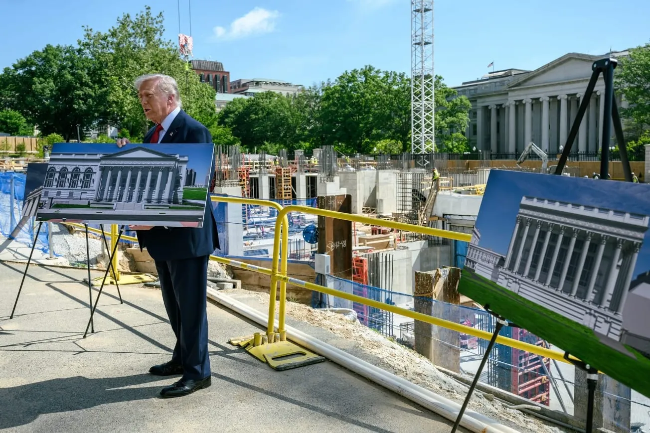 Trump Asks Supreme Court To Allow White House Ballroom Construction To Continue