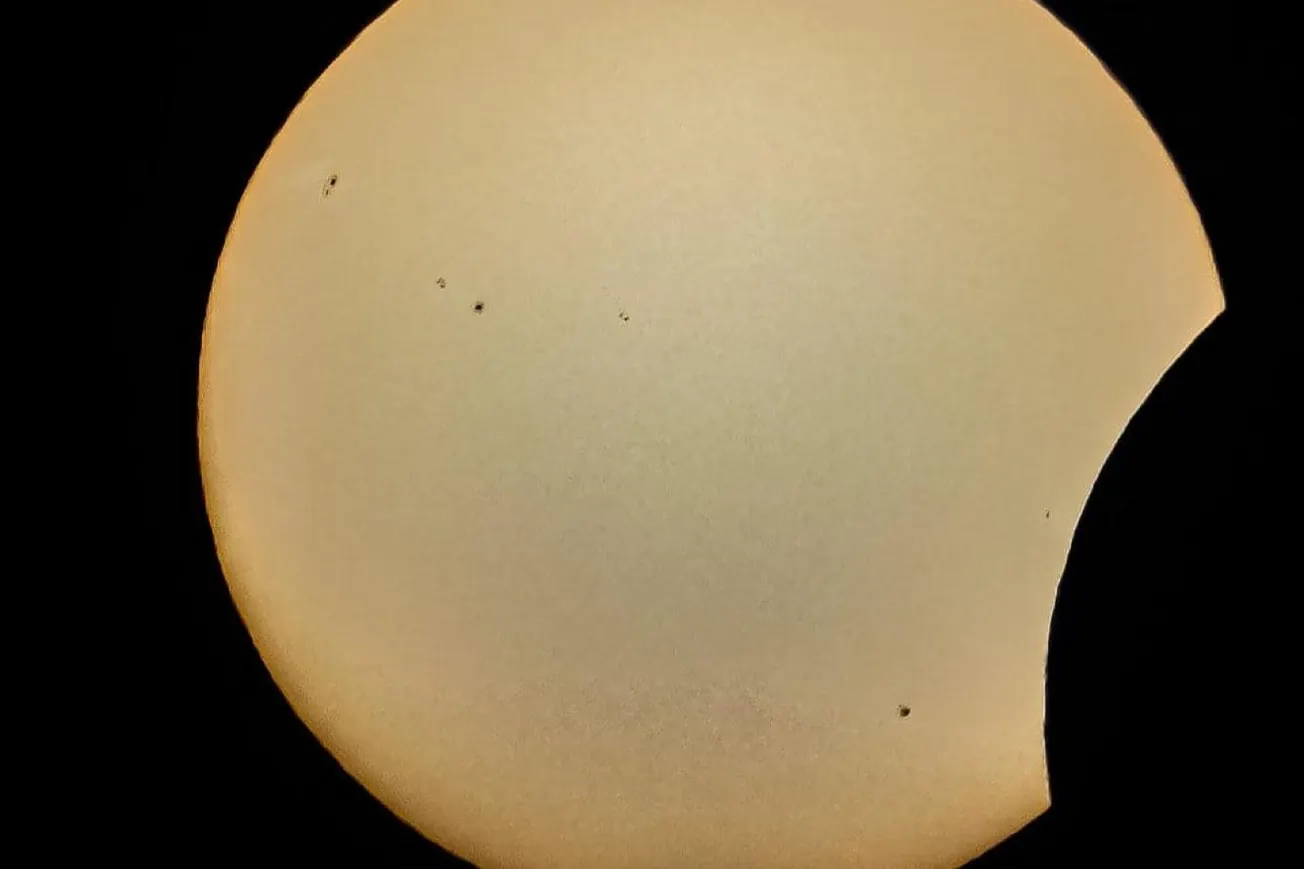 Watch: Partial Solar Eclipse As Seen From London Observatory