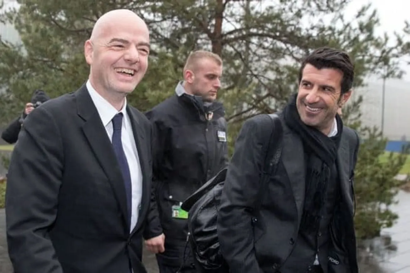 Why Luis Figo Wants FIFA President Gianni Infantino To Resign