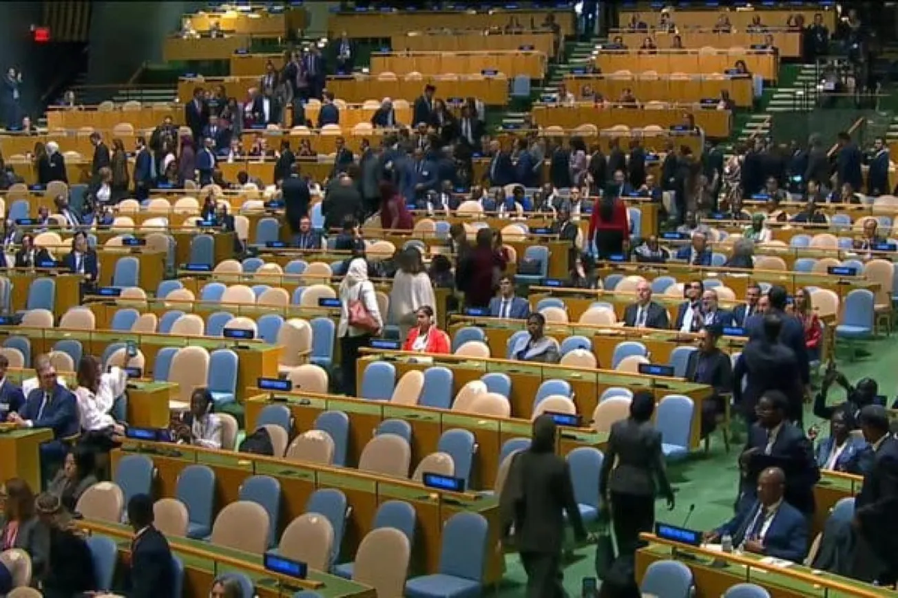 Watch: Dozens Of Delegates walk Out Of UN In Protest Of Netanyahu's Speech
