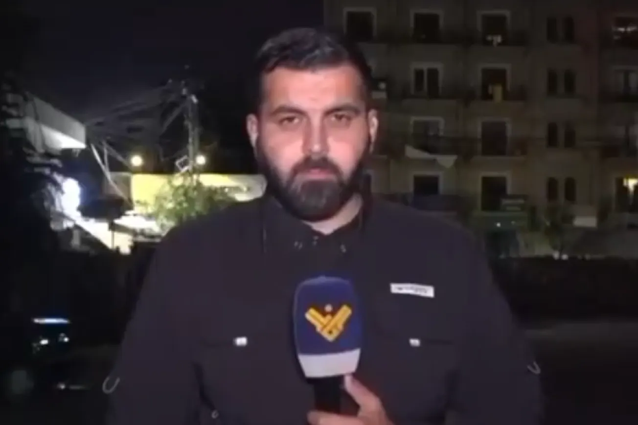 Watch: Journalist Escapes Death On Live TV As Israeli Strike Hits Lebanon