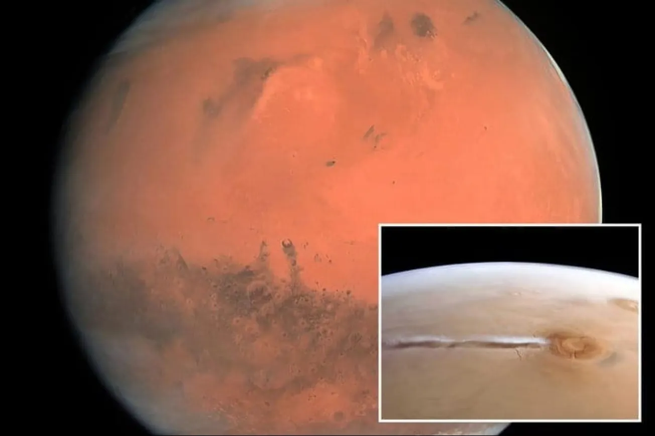 Mars’ Giant Arsia Mons Cloud Is Stranger Than Scientists Thought