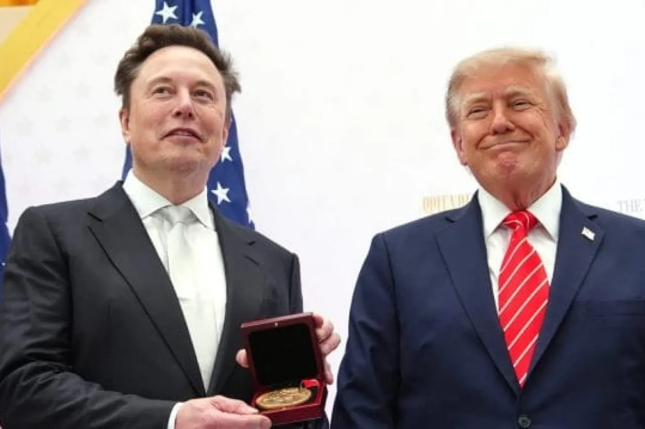 Trump And Elon Musk Reunite At National Medal Ceremony