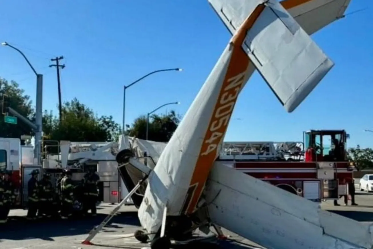 Watch: Small Plane Crash On California Expressway Injures 3