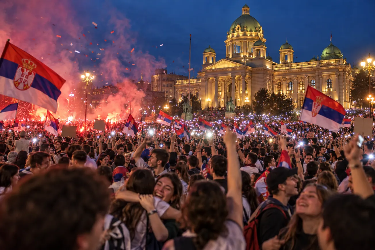 Serbia's Vučić Toppled By Student-Backed Movement