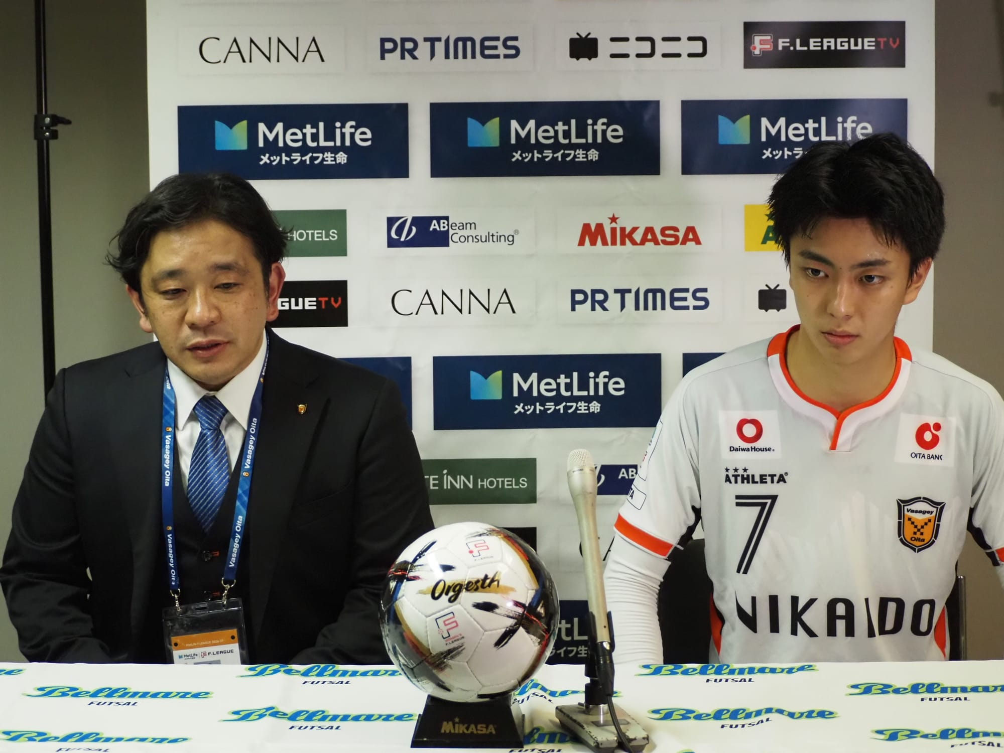 【試合後会見】大分・陣川「”結果的に勝ててよかった”から中断期間でパワーアップしたい」
