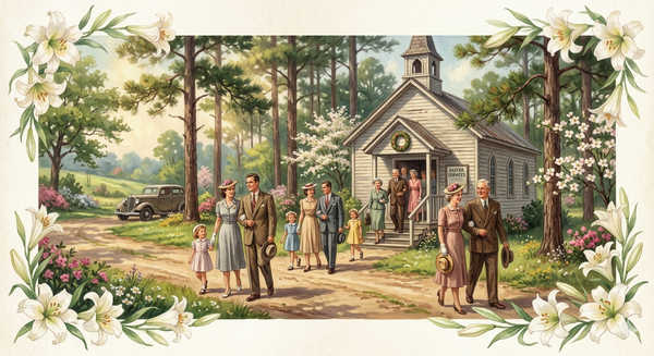 Easter Lilies, April 5, 1942