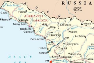 Location of Poti, Georgia. From: http://commons.wikimedia.org/wiki/Image:Map_of_Abkhazia_and_Samegrelo,_showing_the_Kodory_Valley,_Saneki_and_Poti.JPG