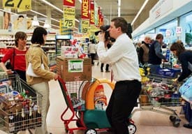 supermarket filming